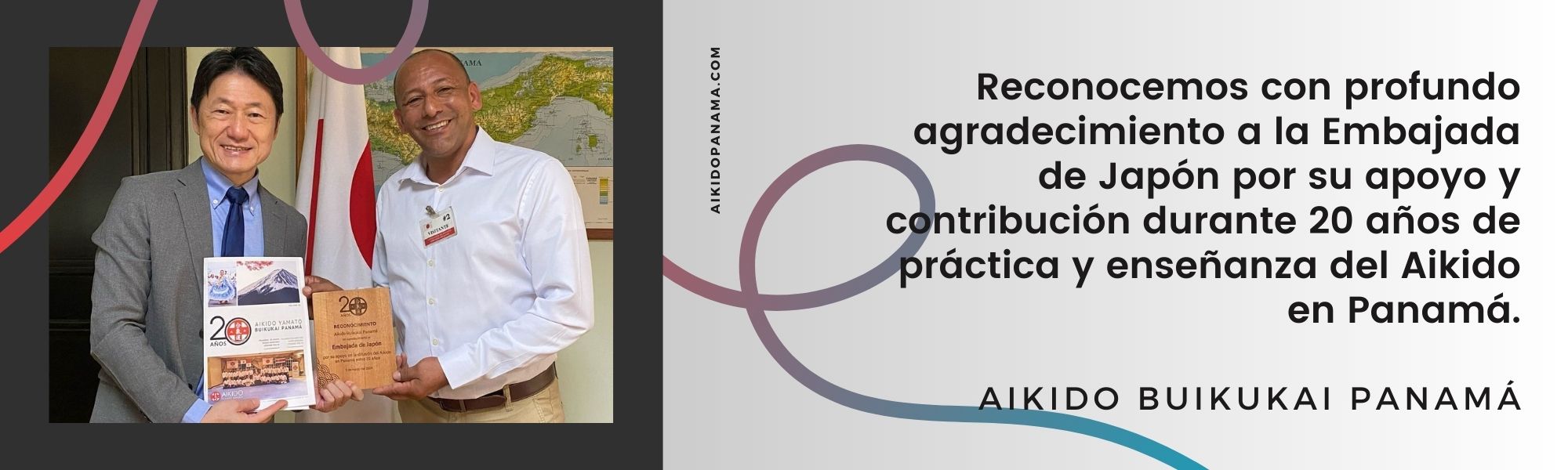 Agradecimiento por 20 años de Aikido Buikukai